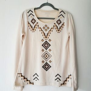 Roper western embroidered top